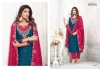 Mahika By Vishnu Vichitra Silk Embroidery Dress Material
